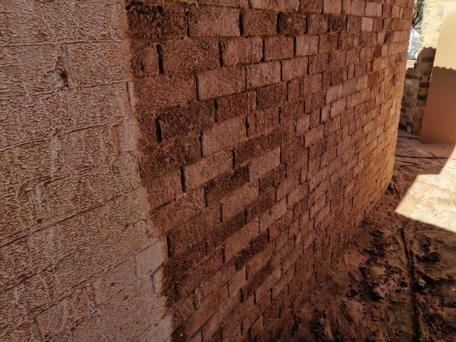 Paint removed from red brickwork on a Perth home