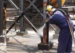 Abrasive Blasting Refinery Dustless Blasting Services - preparing surfaces