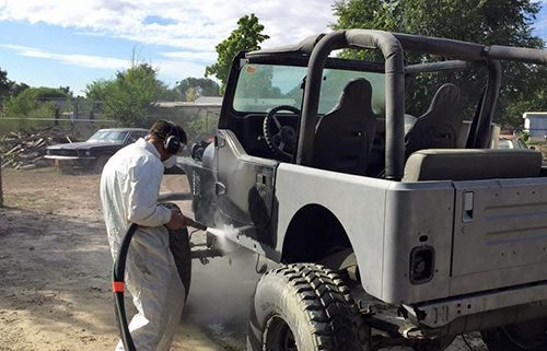 Dustless Blasting Services Cars - Auto Industry Paint Removal