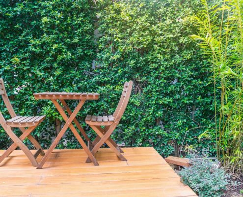 Furniture Restoration Using Dustless Blasting - remove old paint, mold, algae