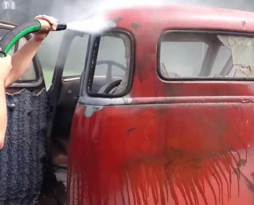 Paint Stripping Perth - Red Hot Rod restoration project